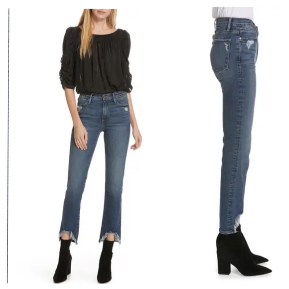 Frame Le High Straight Curve Hem Jeans sz 28 - Picture 2 of 7